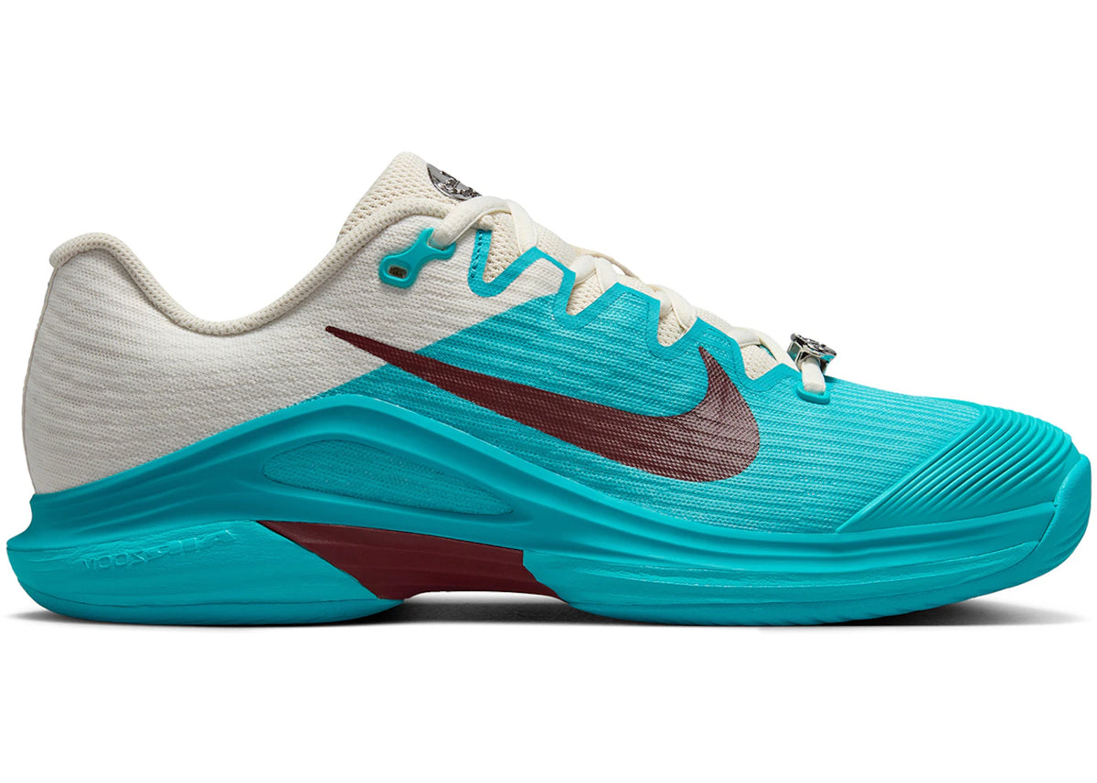 Nike Court Air Zoom Vapor 12 Premium HC Dusty Cactus Dark Team Red (Women's) - vue secondaire A