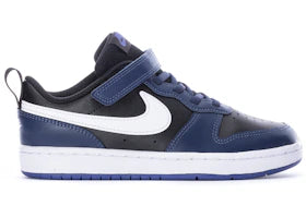 Nike Court Borough Low 2 Midnight Navy Black White (PS)