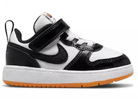 Nike Court Borough Low 2 White Black Kumquat (TD)