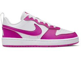 Nike Court Borough Low Recraft Laser Fuchsia White (GS) - authentic Nike sneakers