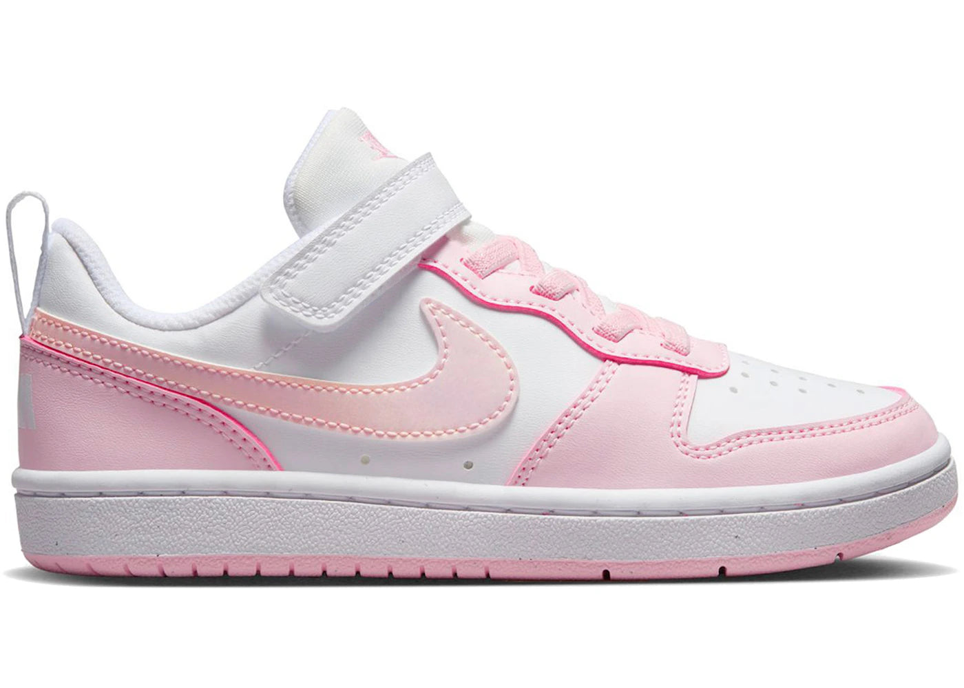 Nike Court Borough Low Recraft Pink Foam White (PS) - vue secondaire A