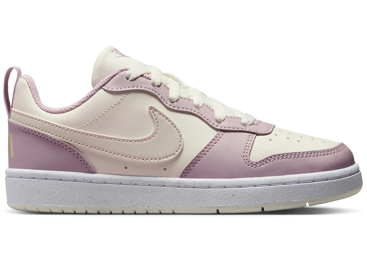 Nike Court Borough Low Recraft Sail Particle Rose White Light Orewood Brown (GS) - vue secondaire A
