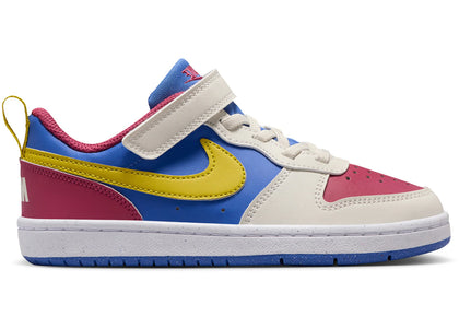 Nike Court Borough Low Recraft Sweet Beet Comet Blue (PS) - authentic Nike sneakers