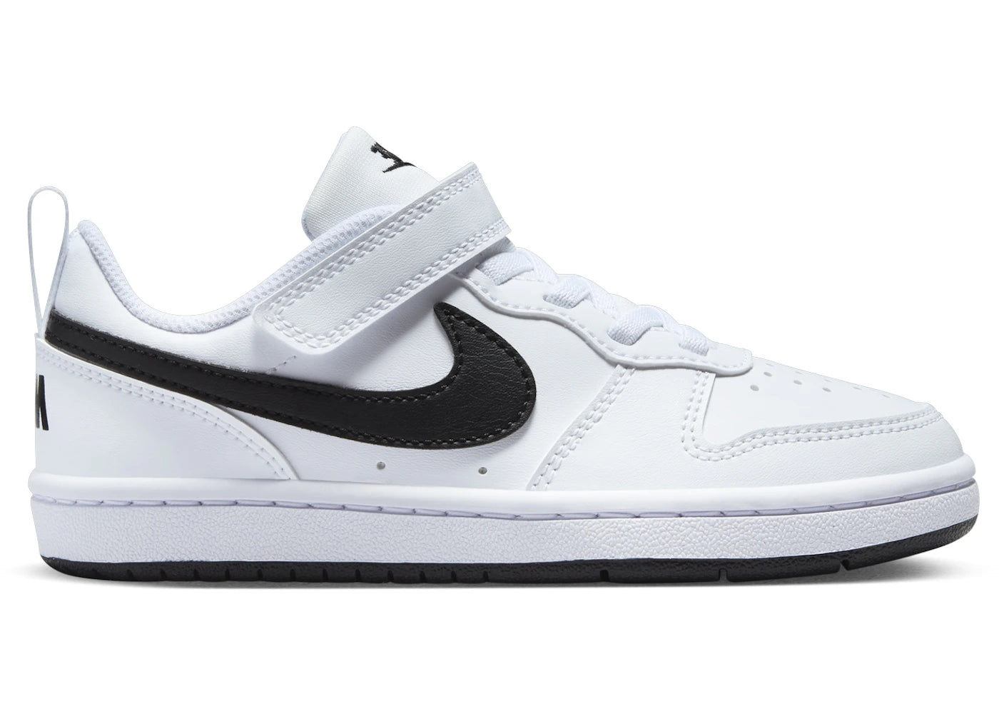 Nike Court Borough Low Recraft White Black (PS) - vue secondaire A