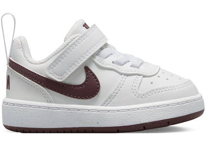 Nike Court Borough Low Recraft White Burgundy Crush (TD) - sneakers view 2