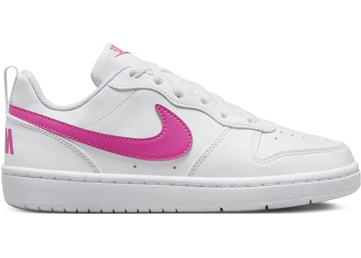 Nike Court Borough Low Recraft White Laser Fuchsia (GS) - vue secondaire A