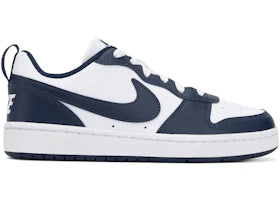 Nike Court Borough Low White Midnight Navy (GS) - vue 360