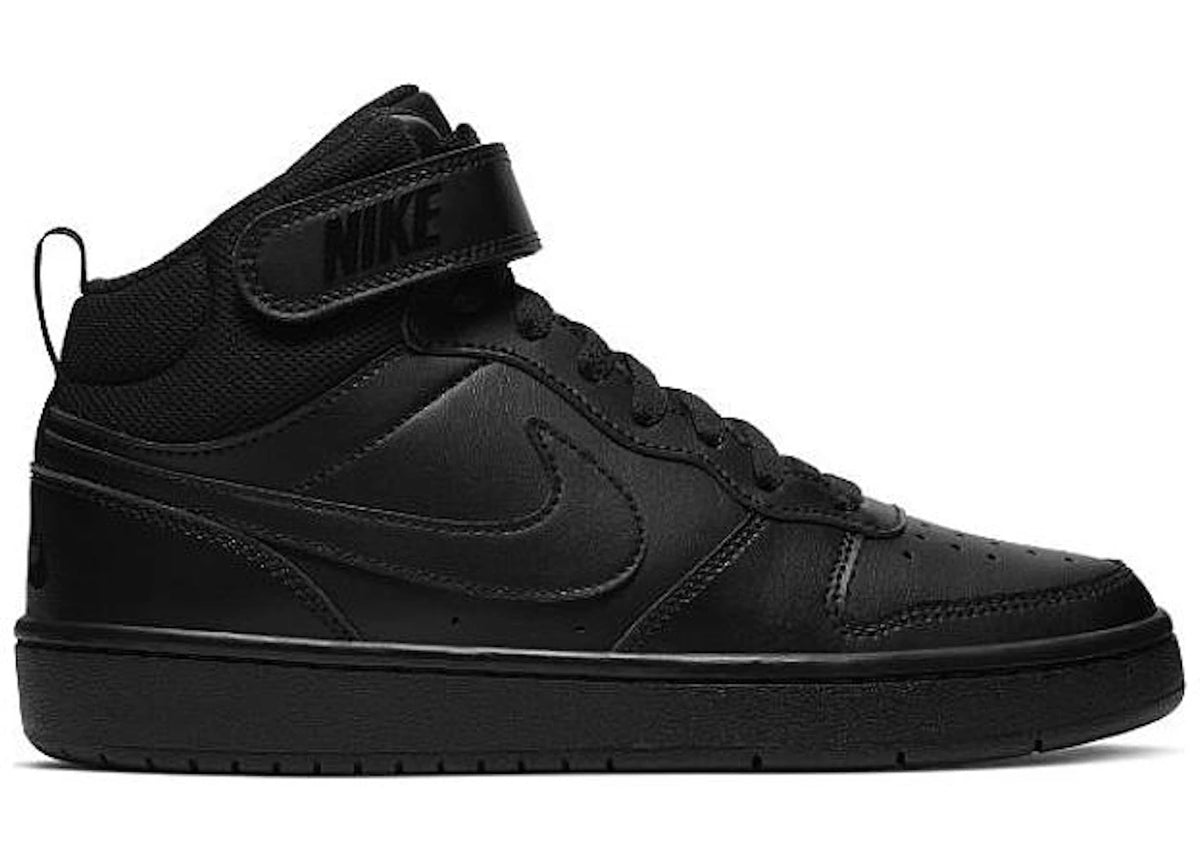 Nike Court Borough Mid 2 Black (GS) - vue secondaire A
