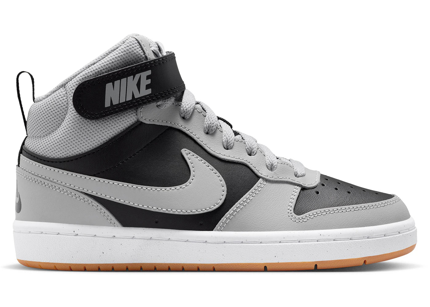 Nike Court Borough Mid 2 Black Light Smoke Grey Gum (GS) - vue 360