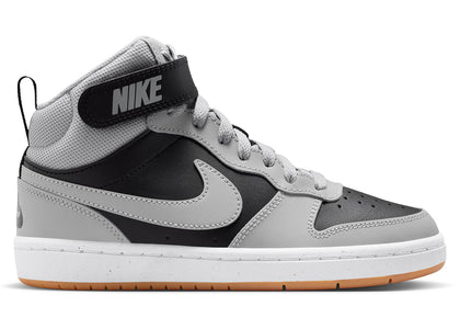Nike Court Borough Mid 2 Black Light Smoke Grey Gum (GS) - authentic Nike sneakers