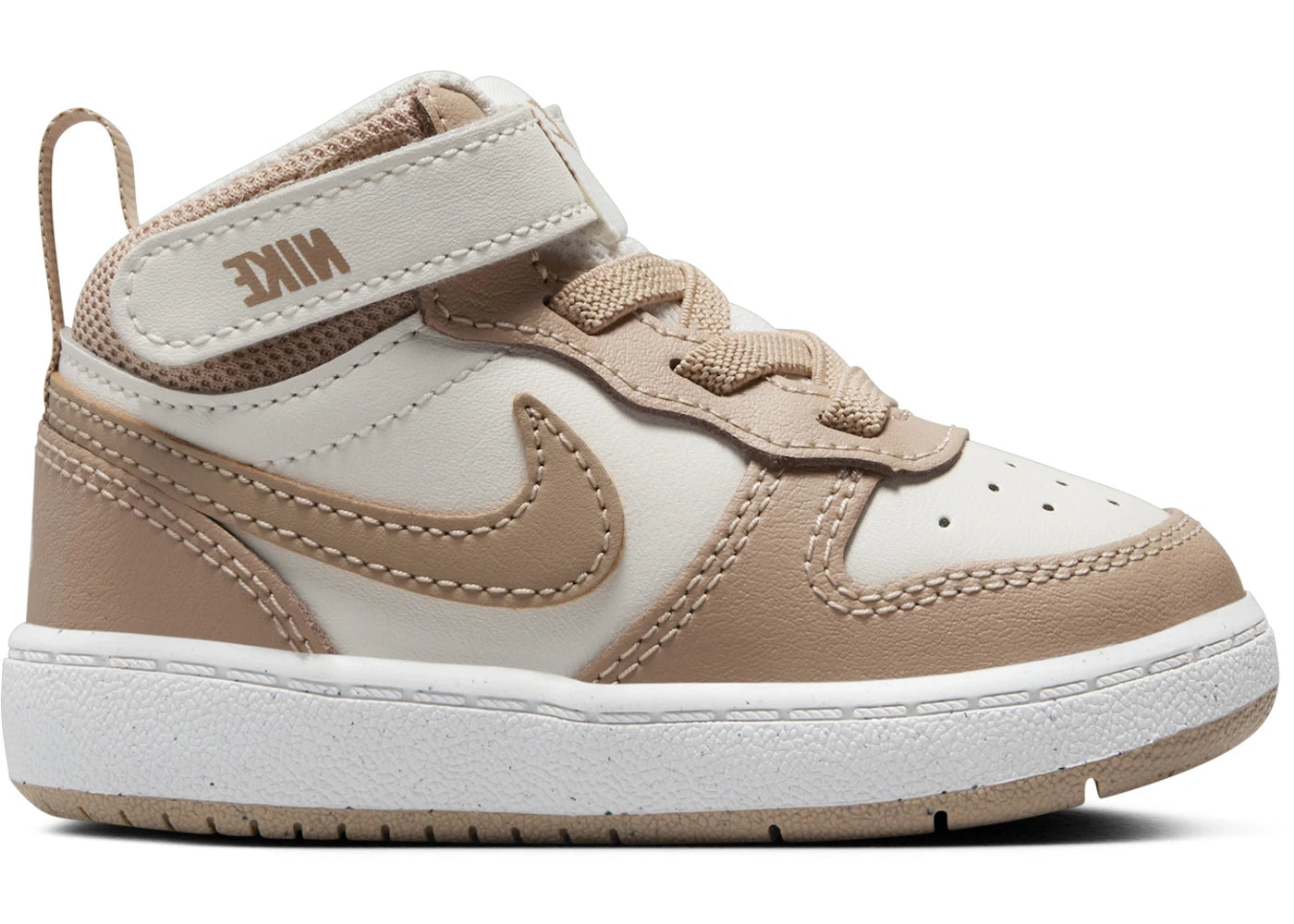 Nike Court Borough Mid 2 Pale Ivory Sail Hemp (TD) - vue 360