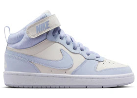 Nike Court Borough Mid 2 Platinum Tint White Ghost (GS) - authentic Nike sneakers