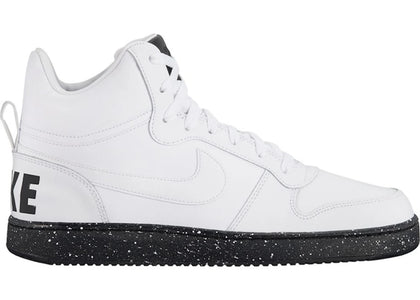Nike Court Borough Mid White Black Speckled Sole - authentic Nike sneakers