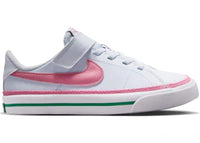 Nike Court Legacy Football Grey Malachite Peony (PS)