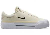 Nike Court Legacy Lift Pale Ivory Black (Women's)