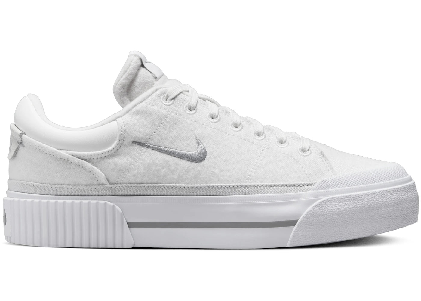 Nike Court Legacy Lift Summit White White Phantom Light Smoke Grey (Women's) - vue 360