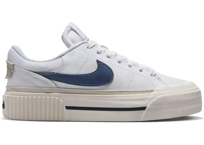 Nike Court Legacy Lift White Diffused Blue (Women's) - authentic Nike sneakers