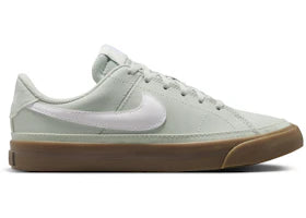 Nike Court Legacy Light Silver Gum Dark Brown White (GS) - authentic Nike sneakers