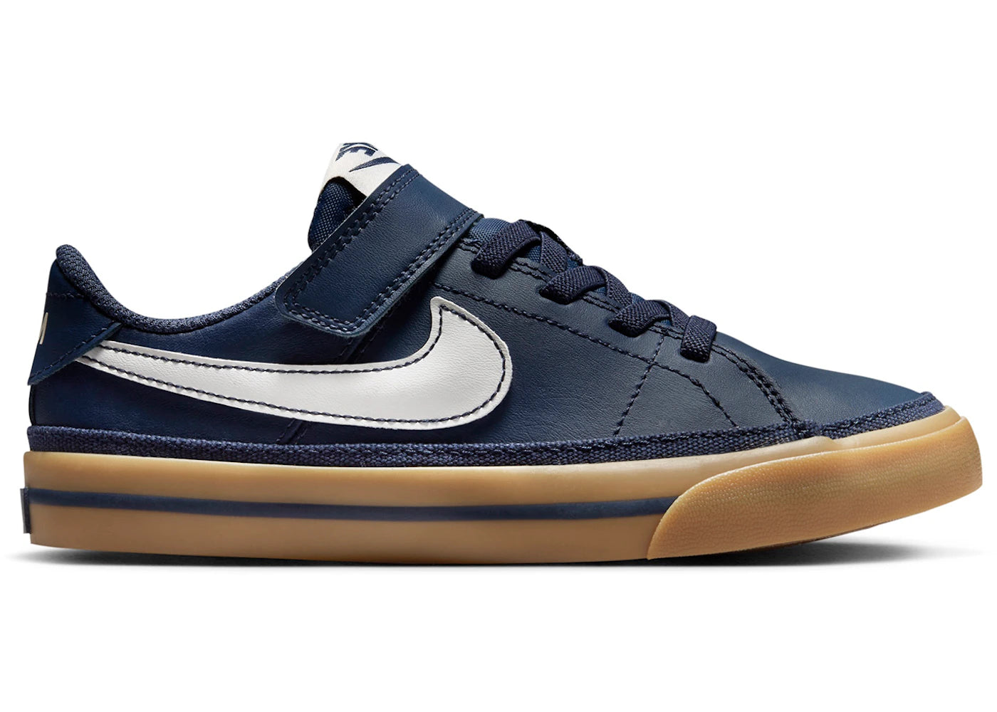 Nike Court Legacy Thunder Blue Gum Light Brown Sail (PS) - vue 360