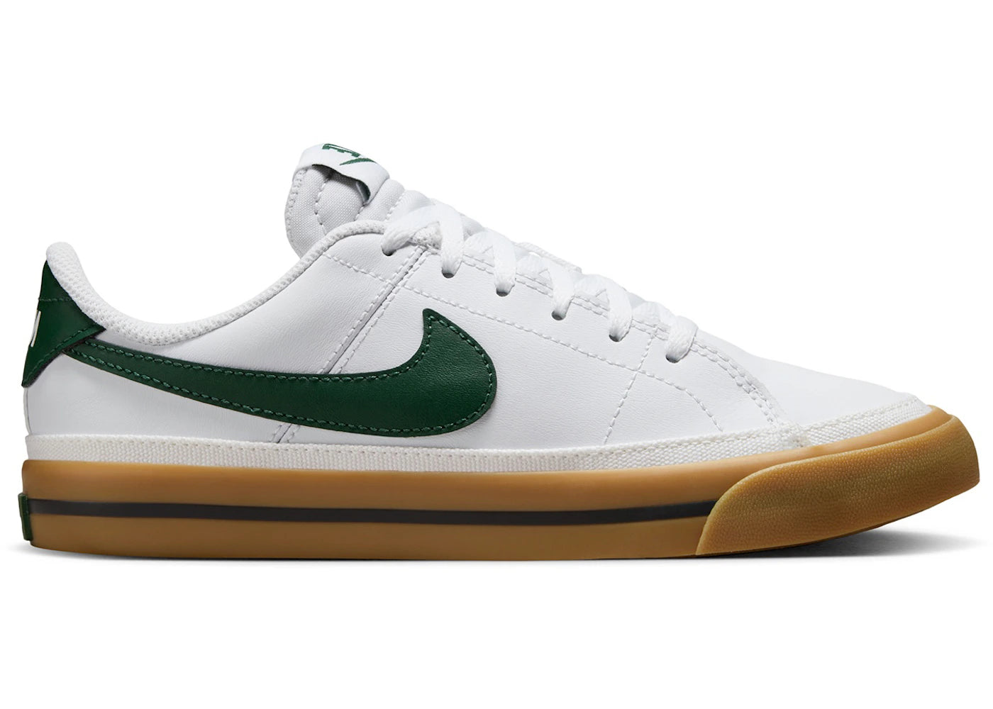 Nike Court Legacy White Gum Light Brown Anthracite Fir (GS) - vue 360
