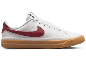 Nike Court Legacy White Gum Yellow Team Red (GS) - authentic Nike sneakers