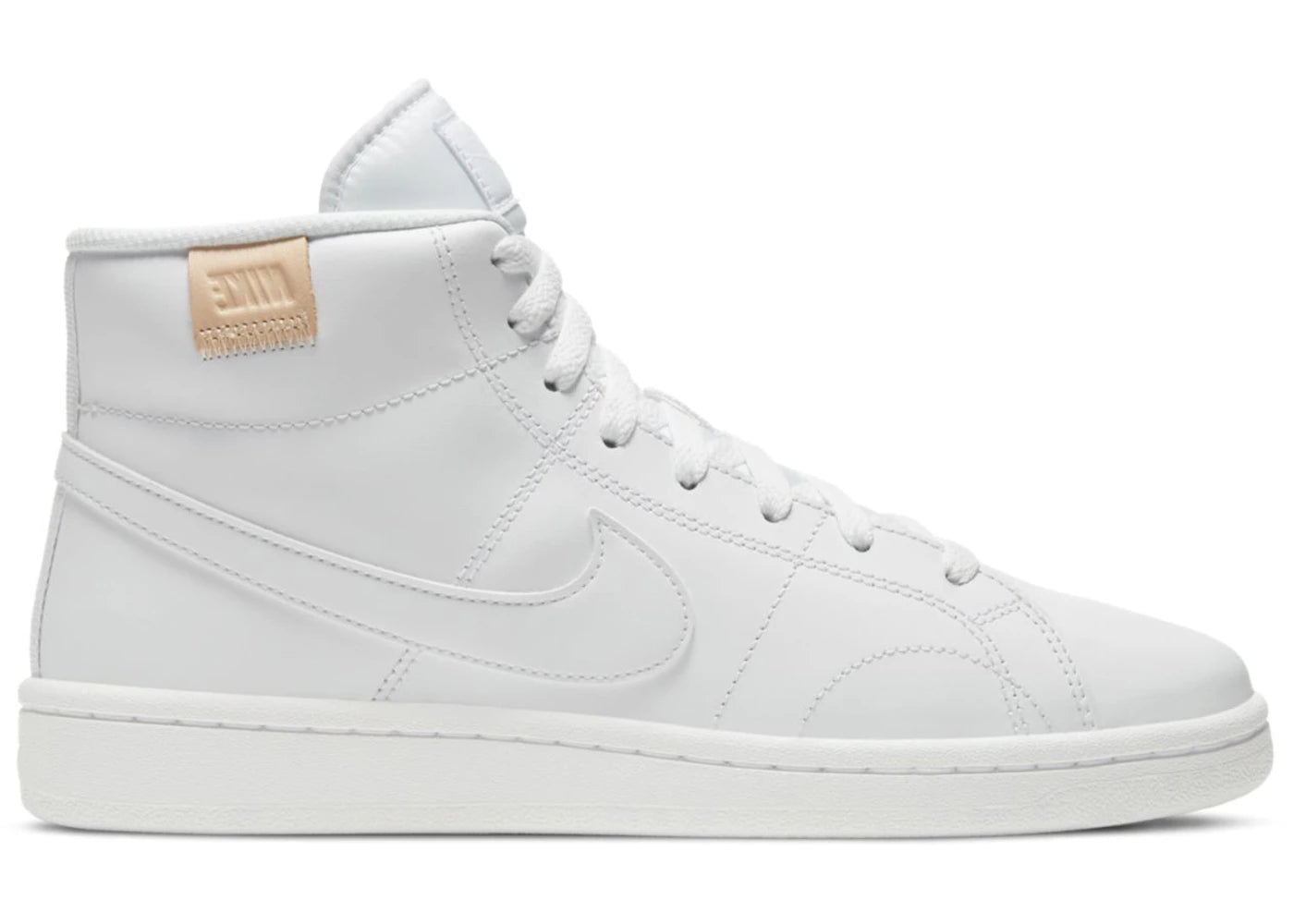 Nike Court Royale 2 Mid Triple White (Women's) - vue 360