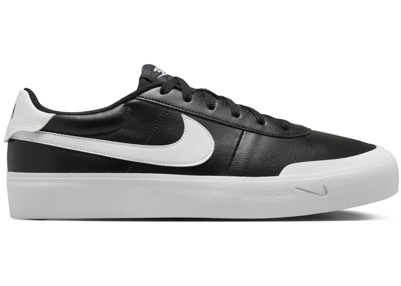 Nike Court Shot Black White - vue 360