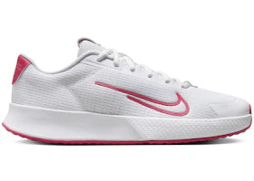 Nike Court Vapor Lite 2 HC White Hot Punch Crimson Tint Aster Pink (Women's) - vue 360