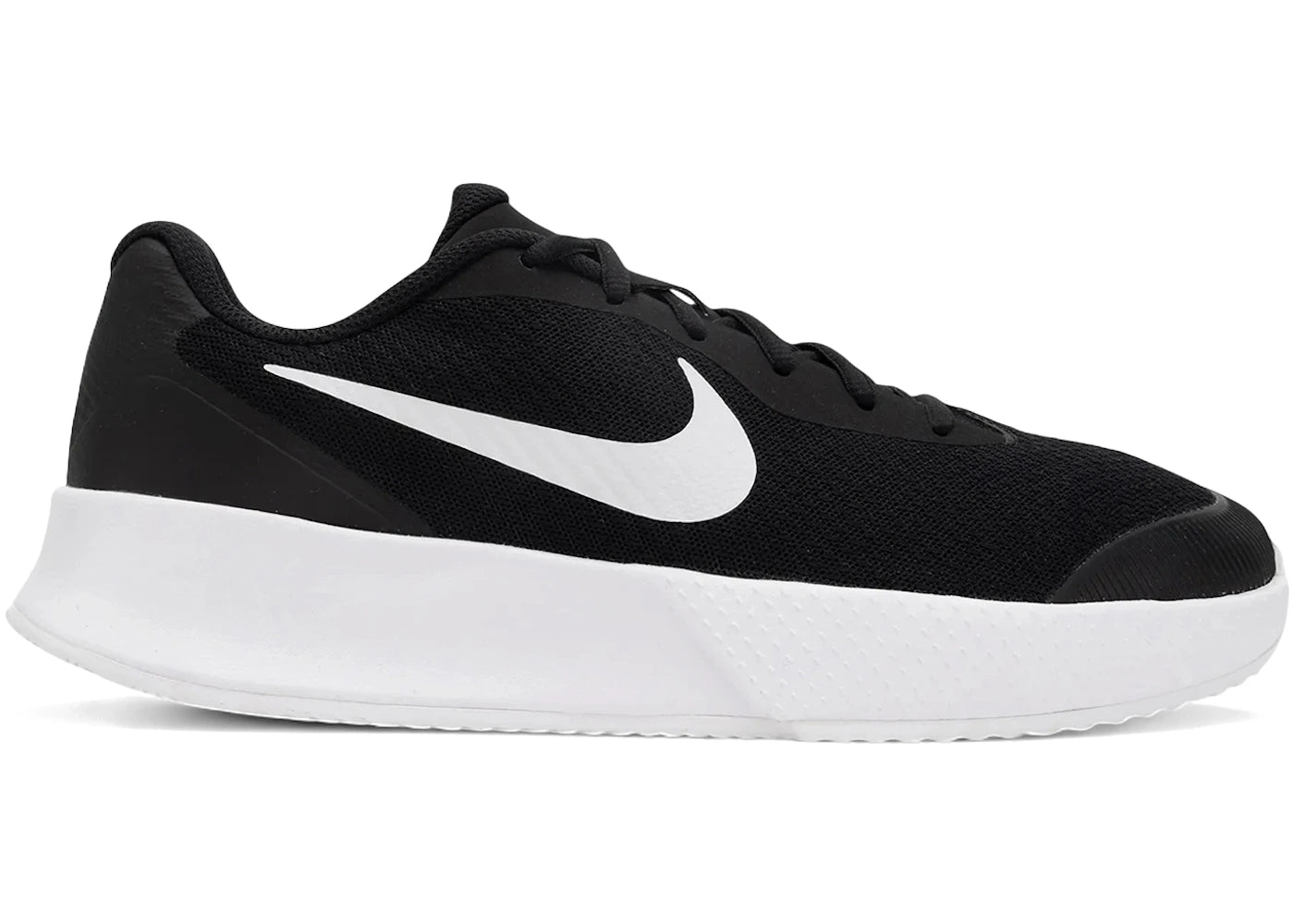 Nike Court Vapor Lite 3 Clay Black White - vue 360