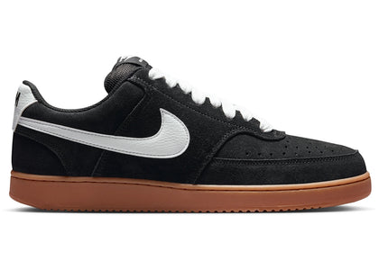 Nike Court Vision Low FL Black White Gum - authentic Nike sneakers