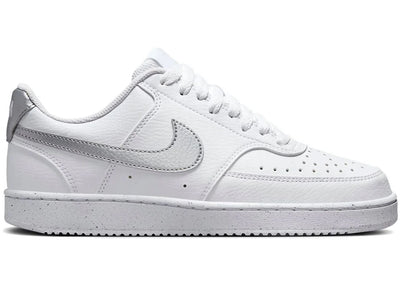 Nike Court Vision Low Next Nature White Metallic Silver (Women's)