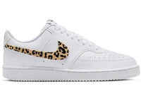 Nike Court Vision Low SE White Leopard Swoosh (Women's)