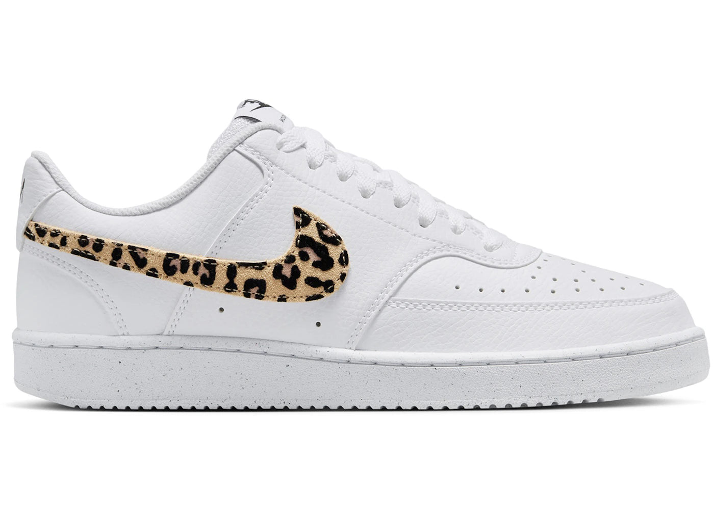 Nike Court Vision Low SE White Leopard Swoosh (Women's) - vue secondaire A