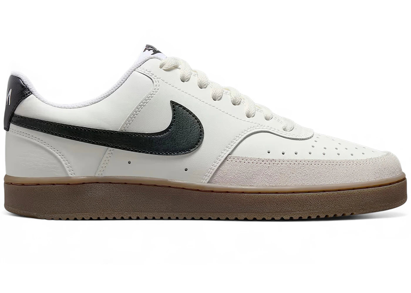 Nike Court Vision Low Sail Black Gum - vue 360