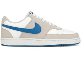 Nike Court Vision Low Sail Cream Brilliant Blue - authentic Nike sneakers