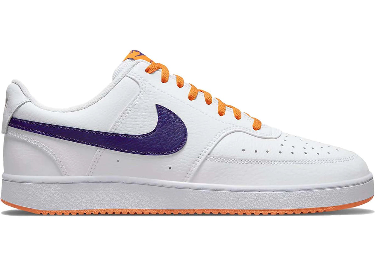 Nike Court Vision Low White Light Curry Electric Purple - vue secondaire A