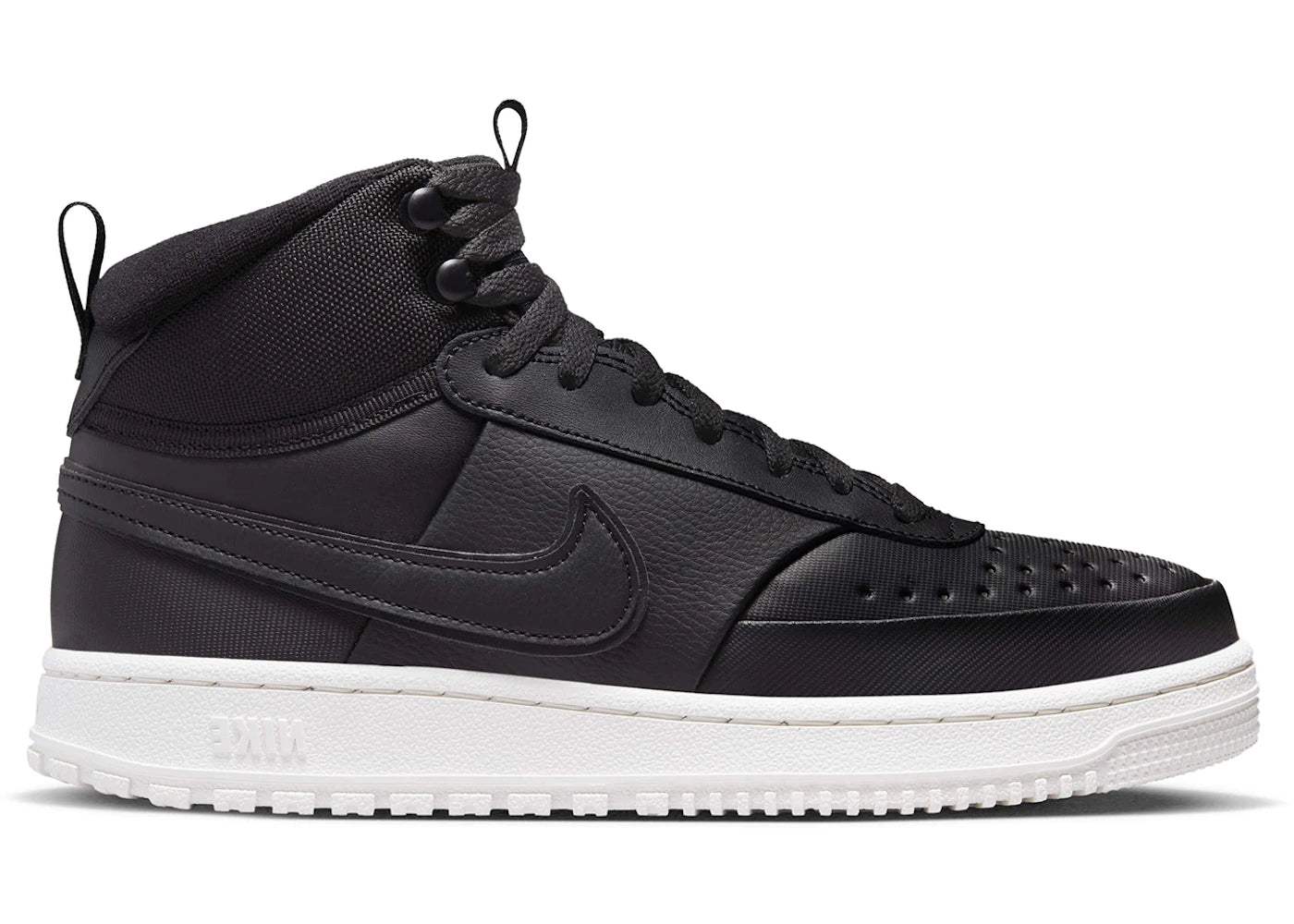 Nike Court Vision Mid Black Phantom - vue 360