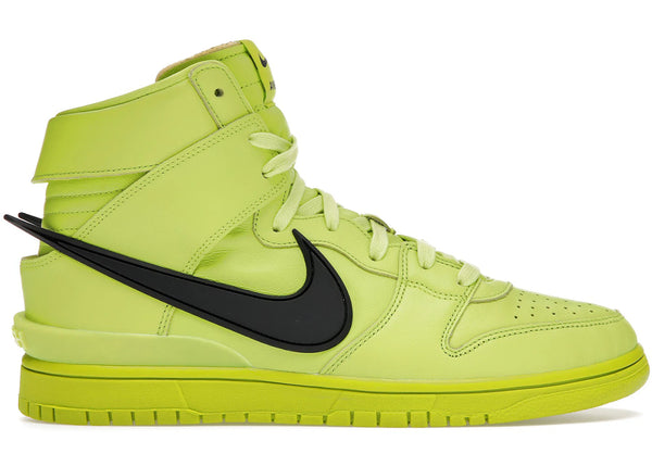 Nike Dunk High AMBUSH Flash Lime sneakers - authentic streetwear shoes