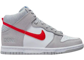 Nike Dunk High Athletic Club Grey Red (GS) - vue 360