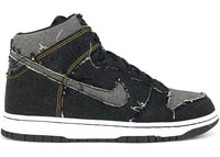 Nike Dunk High Black Denim