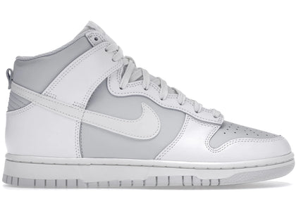 Nike Dunk High Summit White Pure Platinum sneakers - authentic streetwear shoes