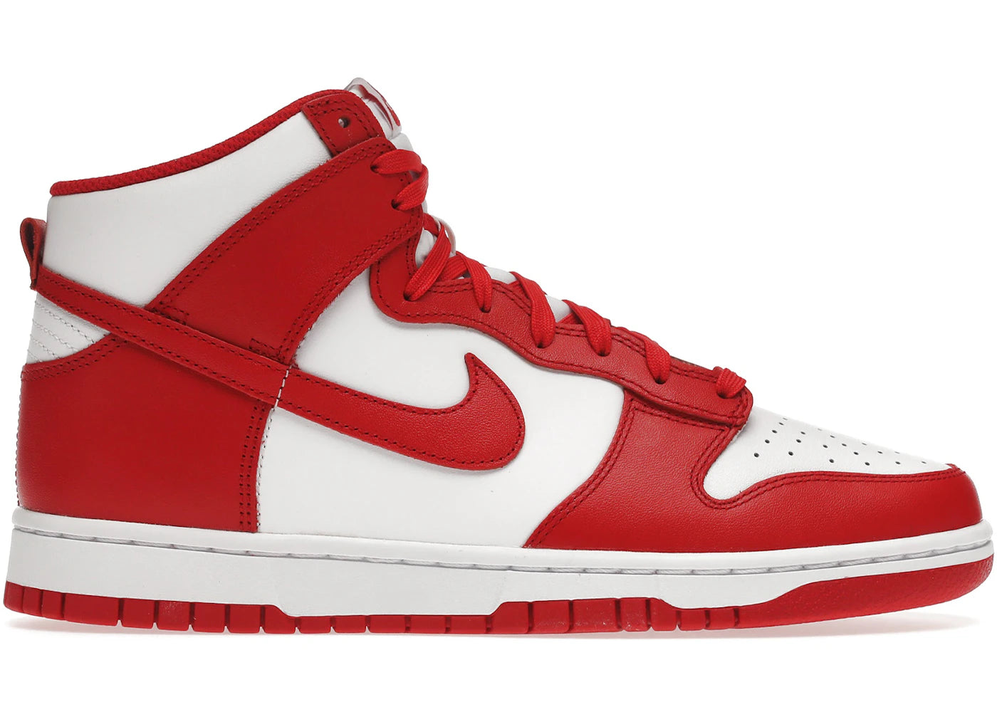 Nike Dunk High Championship White Red %