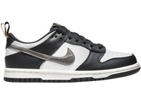 Nike Dunk Low Schwarz Weiß Metallic (GS)