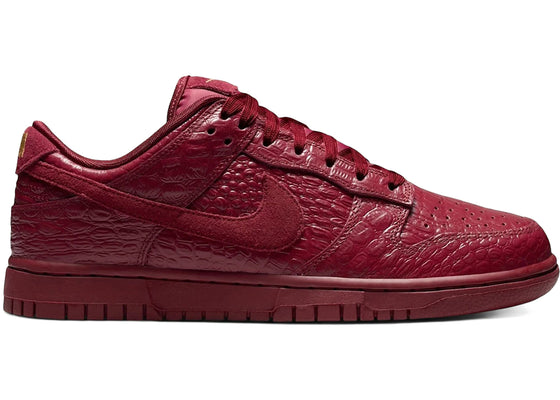 Nike Dunk Low Crocodile Team Red (Women's) sneakers - authentic Nike shoes