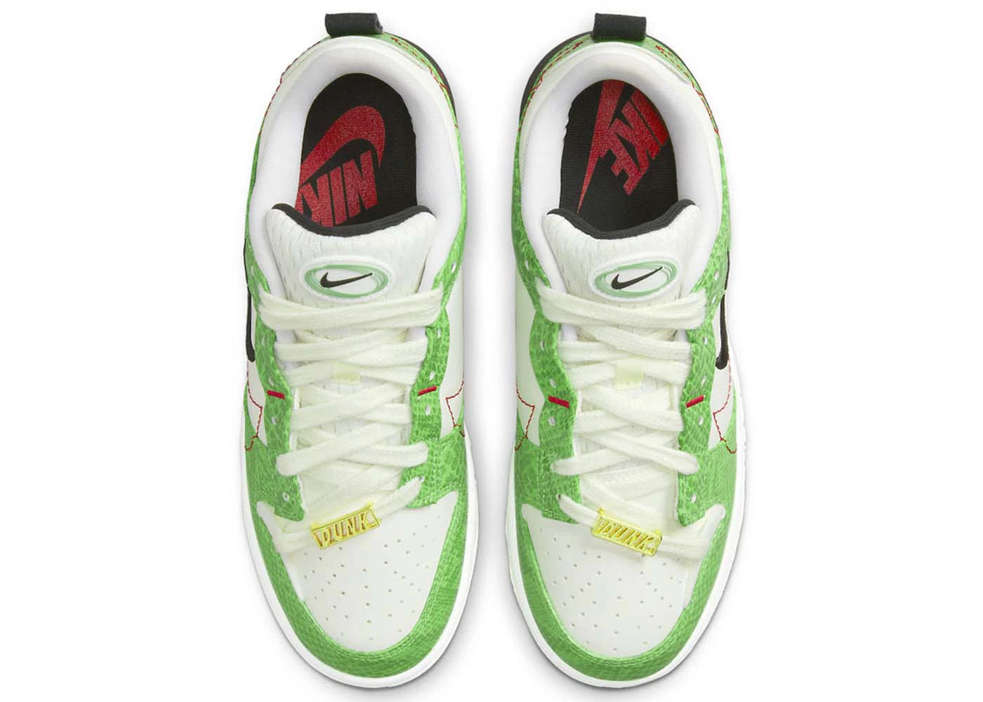 Nike Dunk Low Disrupt 2 Just Do It Snakeskin Green (Women's) - vue secondaire B