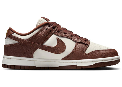 Nike Dunk Low Embossed Baroque Sail Fauna Brown (Women's) - authentic Nike sneakers