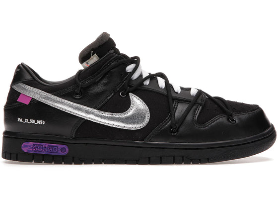 Nike Dunk Low Off-White Lot 50 sneakers - authentic Nike shoes