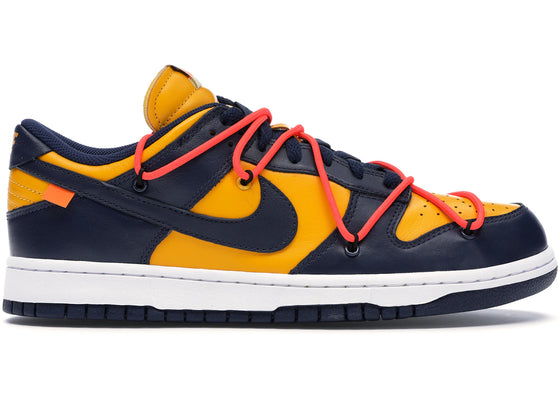 Nike Dunk Low Off-White University Gold sneakers - authentic Nike shoes