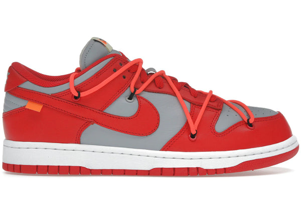 Nike Dunk Low Off-White University Red sneakers - authentic Nike shoes
