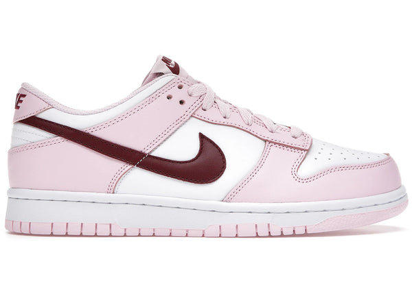 Nike Dunk Low Pink Foam Red White (GS) sneakers - authentic Nike shoes